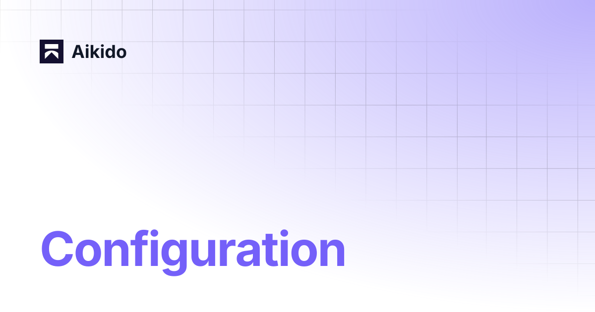 Configuration | Aikido